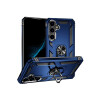 Protector rígido Samsung Galaxy S24 con anillo color azul Protector Rígido Samsung Galaxy S24 Con Anillo Color Azul