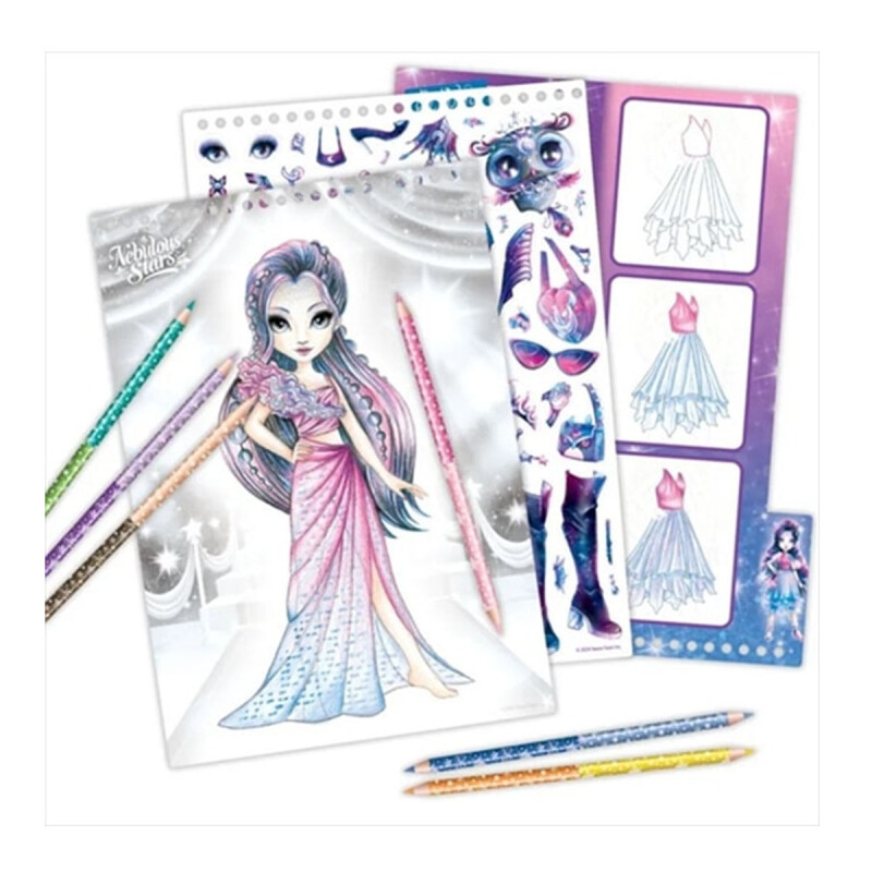 Cuaderno de Bocetos de Moda Gala de Estrellas Nebulous Star Cuaderno de Bocetos de Moda Gala de Estrellas Nebulous Star