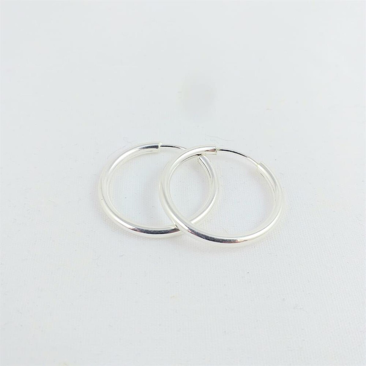 Par de aros de plata 925. 