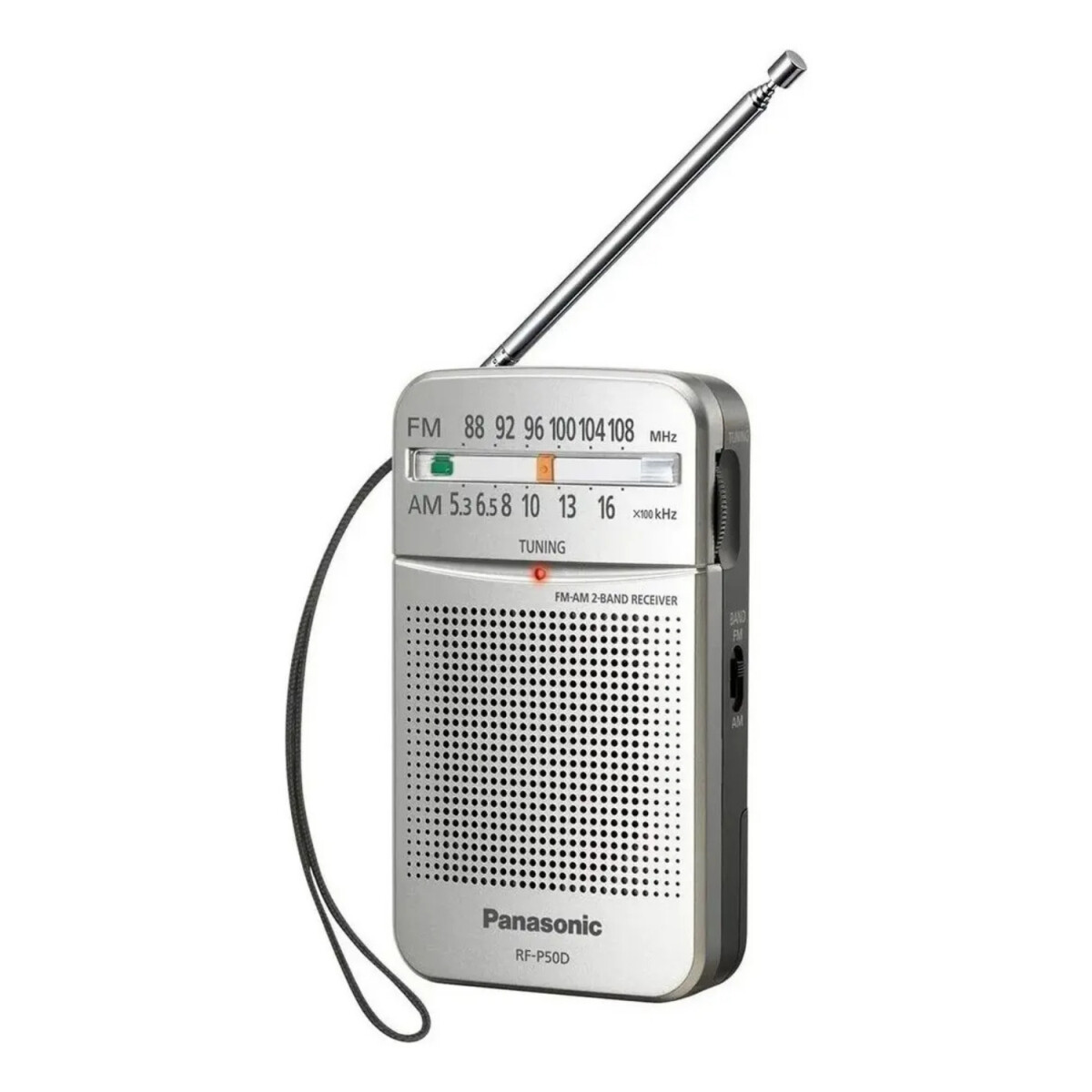 Radio Portátil Panasonic Am/fm A Pilas modelo Rf-p50d 