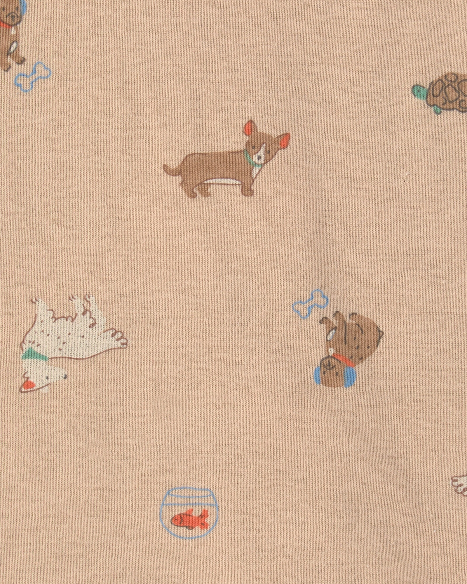 Pack cuatro bodies de algodón, manga larga, diseño perros y rayas Pack cuatro bodies de algodón, manga larga, diseño perros y rayas