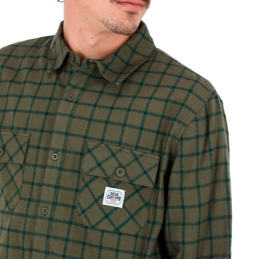 Camisa Deus Flanel - Verde Camisa Deus Flanel - Verde