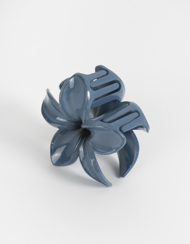 Broche Hawaianas Broche De Flor - Azul Marino