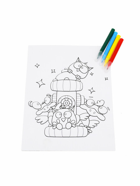 JUEGO PARA COLOREAR BLANCO
