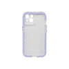 Protector iPhone 13/14 transparente bordes lila Protector Iphone 13/14 Transparente Bordes Lila