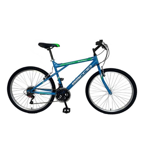 Bicicleta Baccio Alpina Man Montaña rodado 26 con 21 cambios Azul