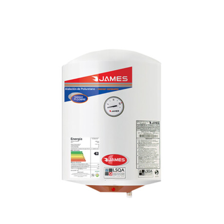 TERMOTANQUE JAMES ACERO NATURAL-BEIGE CAT A ACERO CILIND. G2