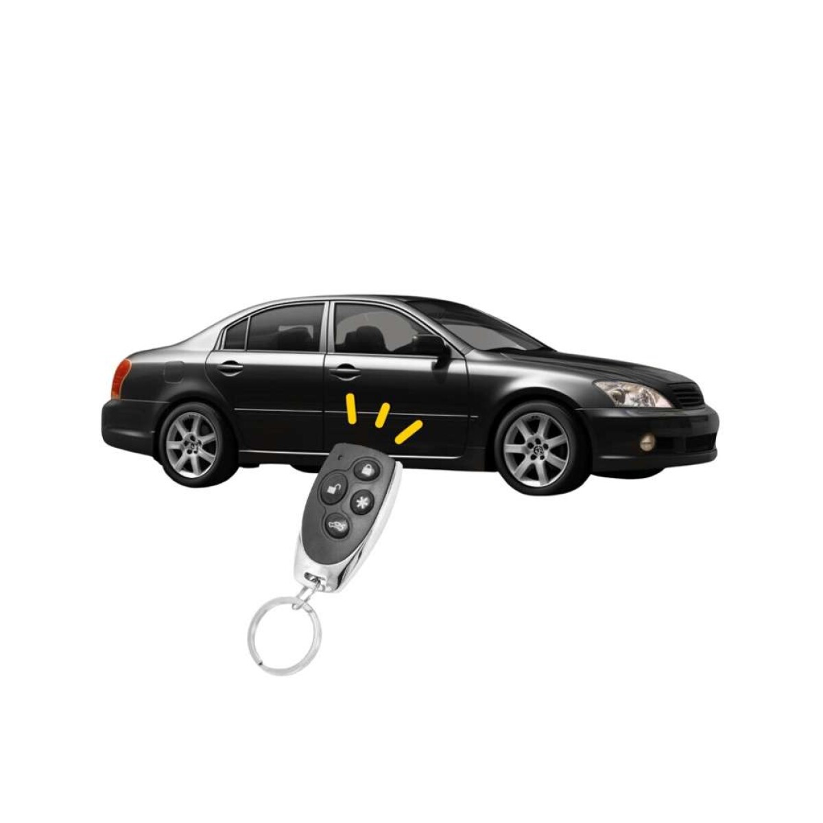 Alarma Deluxe Con Sensor De Shock - 2 Controles 