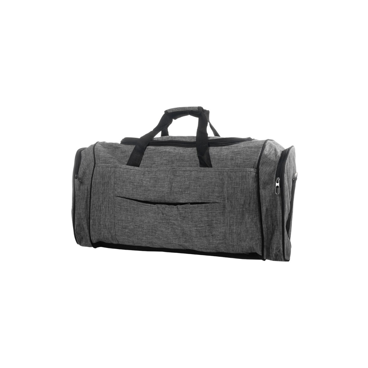 Bolso Grande Portter Muy Resistente Cierres Fuertes Camping - Plateado 