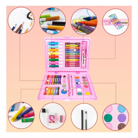 Set Maleta Escolar de Arte 68 Piezas 001