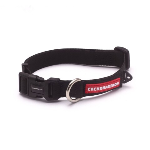 Collar de paseo Cachorreiros Black Talle S-P