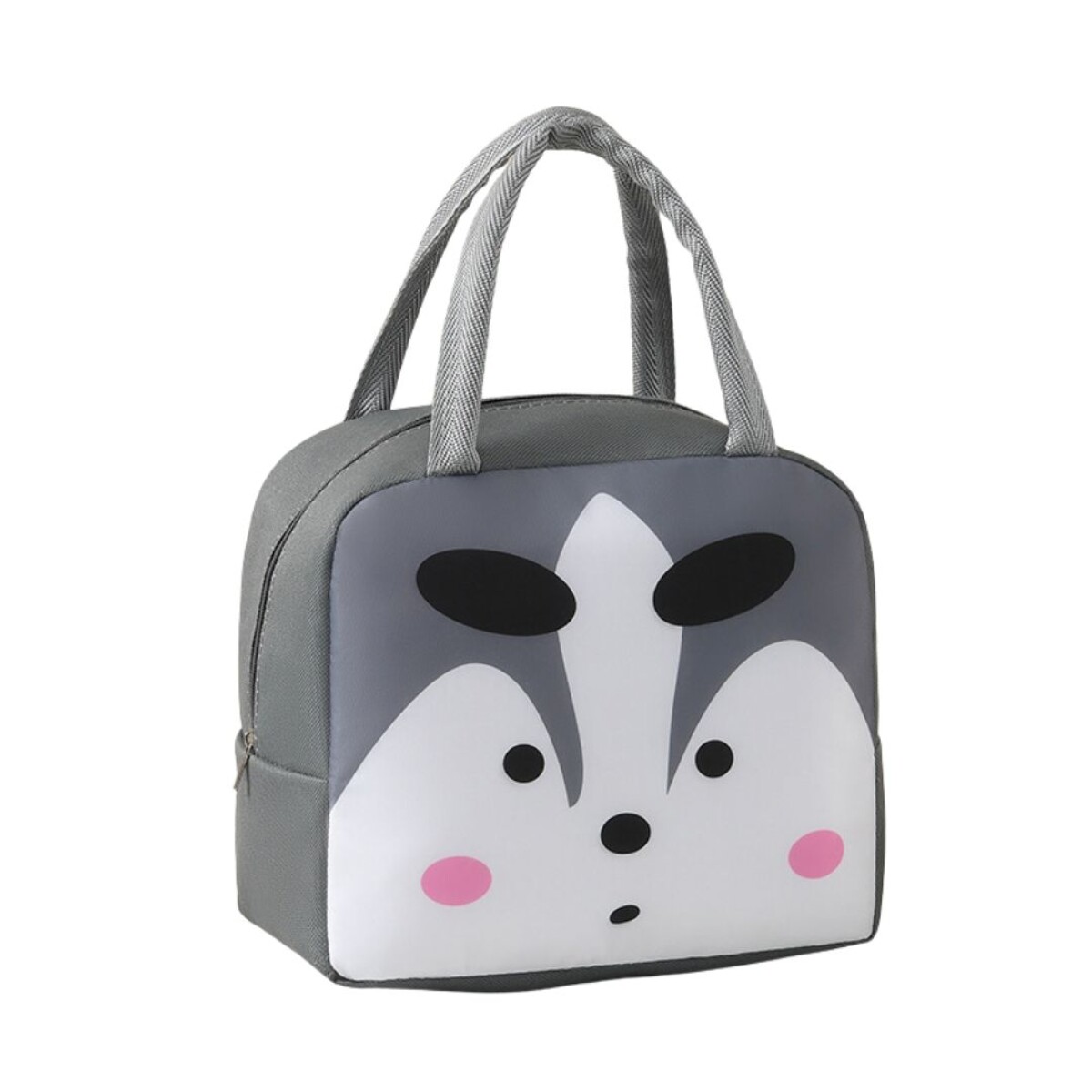 Bolsa Térmica Lonchera Infantil Bolso Caliente Frio Comida - Zorro gris 