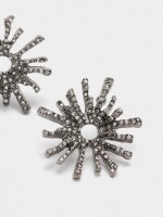 Pendientes De Erizo De Mar negro