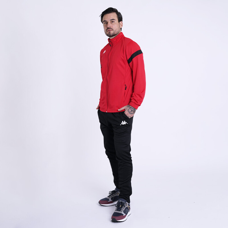 Buzo Futbol Kappa4Soccer Dalcito Hombre Red/black