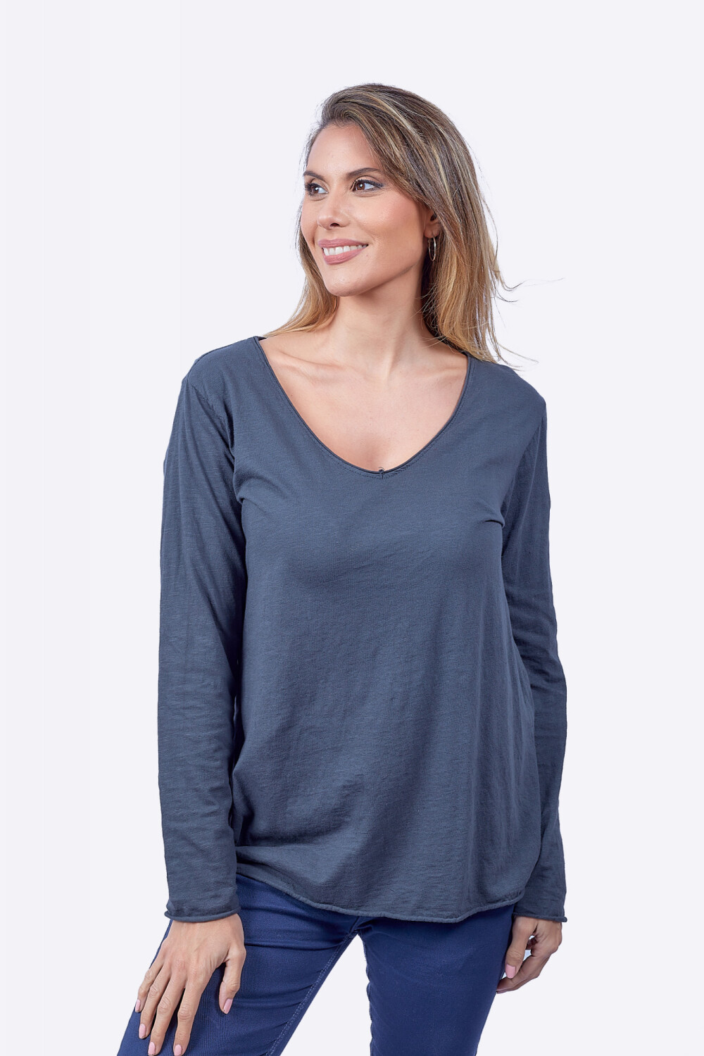 CAMISETA LUJAN Gris oscuro