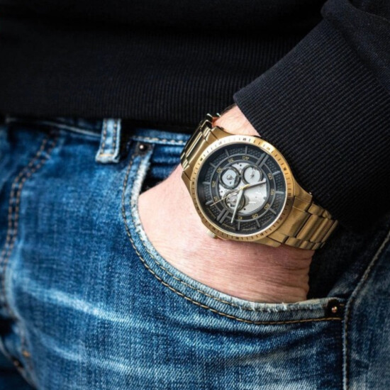 Reloj ARMANI EXCHANGE HAMPTON Acero Dorado Esfera 46mm 0