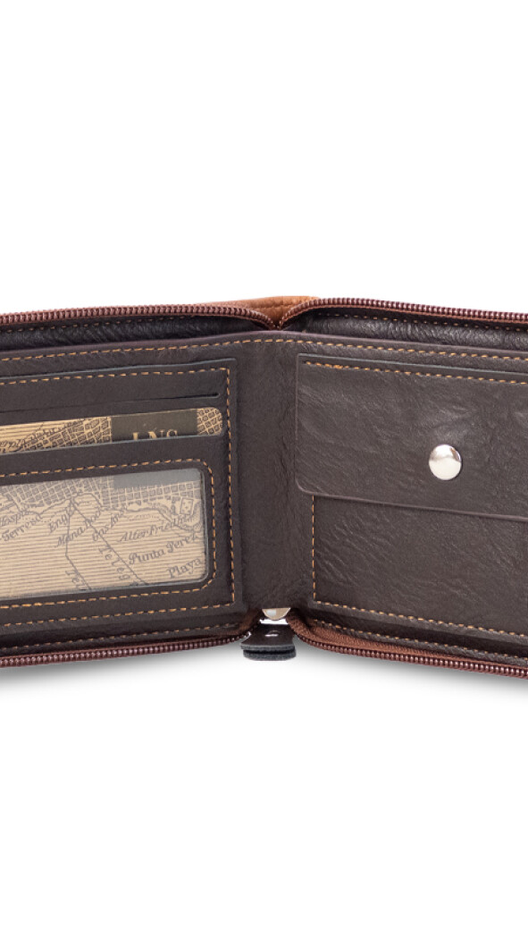 BILLETERA UPSILON TABACO CON WHISKY