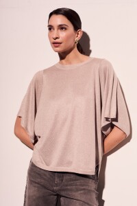 Sweater Lurex Rosa