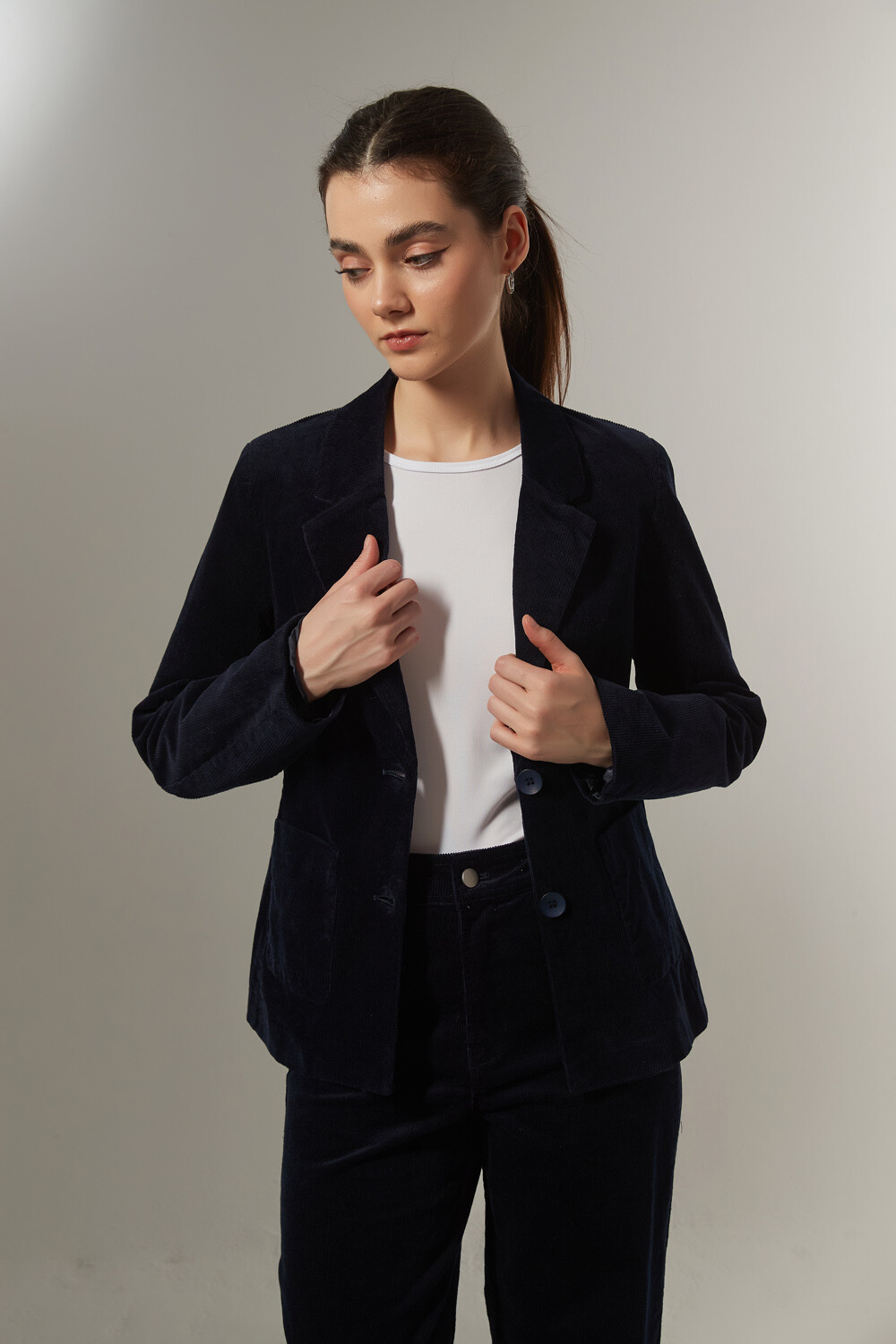 Blazer Kedal Azul