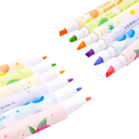 Marcadores doble punta 6pcs Marcadores Doble Punta 6pcs