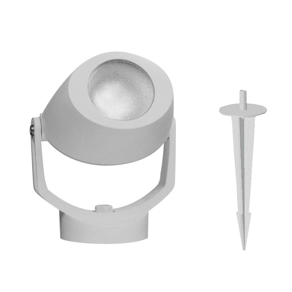 Pincho LED jardín gris GU10inc. seteable MINITOMMY - FL0101 
