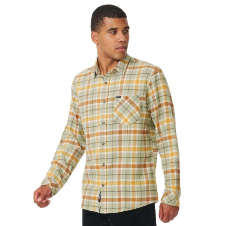 Camisa Rip Curl Checked In Flannel Verde