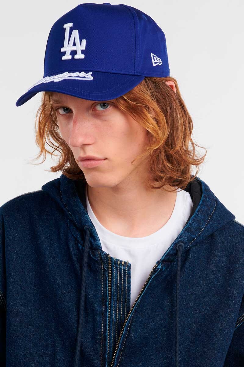 GORRO CURVO NEW ERA LA VISERA DODGERS Azul