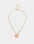 Collares Cortos Bañada en Oro Collar Corto Multidijes Bañado En Oro - Dorado