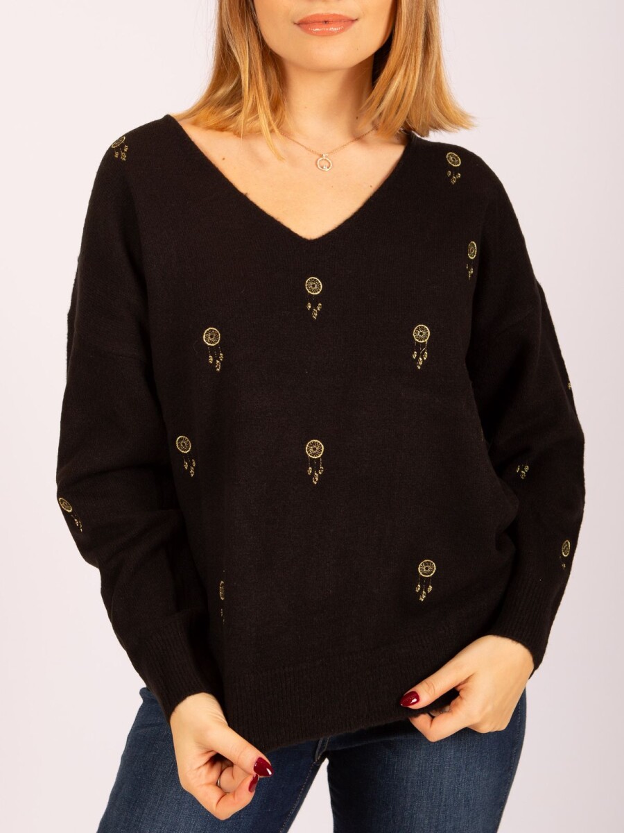 Sweater atrapasueño - Negro 