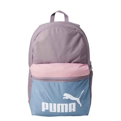 Mochila Puma Phase Block Backpack Violeta - Rosado - Azul Piedra