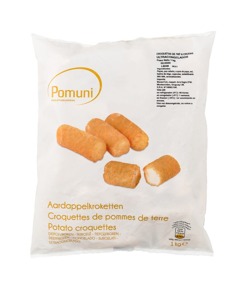 Croqueta de papa Pomuni - 1 kg 