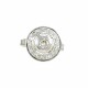 Anillo Oro 18K, platino y brillantes Anillo Oro 18K, platino y brillantes