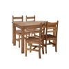 Juego de Comedor Lucia Plus 4 Sillas Madera Nogal Juego de Comedor Lucia Plus 4 Sillas Madera Nogal