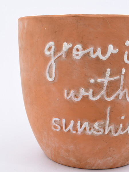 MACETA SUNSHINE NARANJA