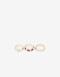 Sets Anillos Color Set De Anillos Metal Y Esmalte - Dorado