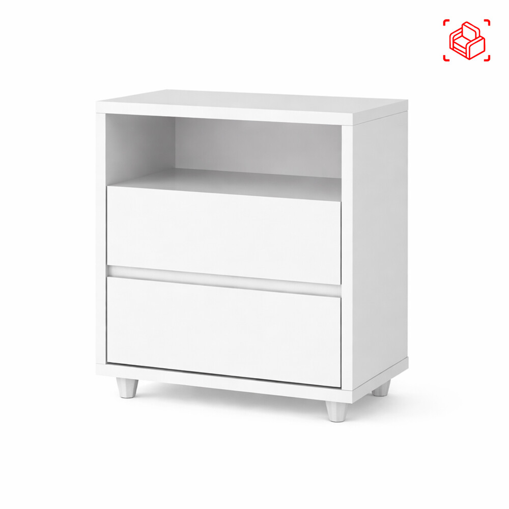 MESA DE LUZ MDP BLANCO AMERICANO