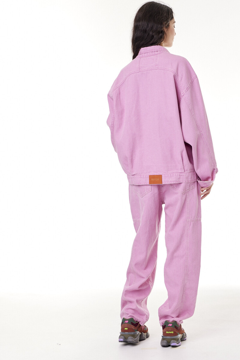 Campera Barcelona Denim Rosa