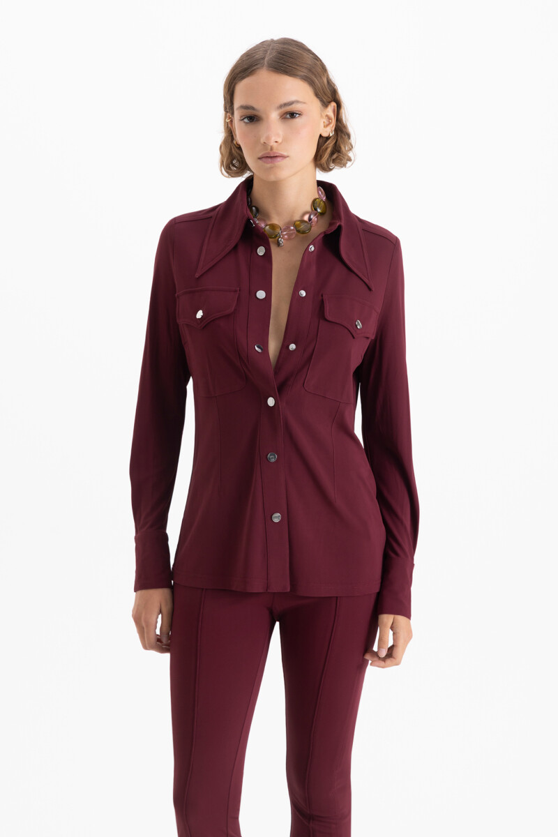 CAMISA MIRANDA Bordo