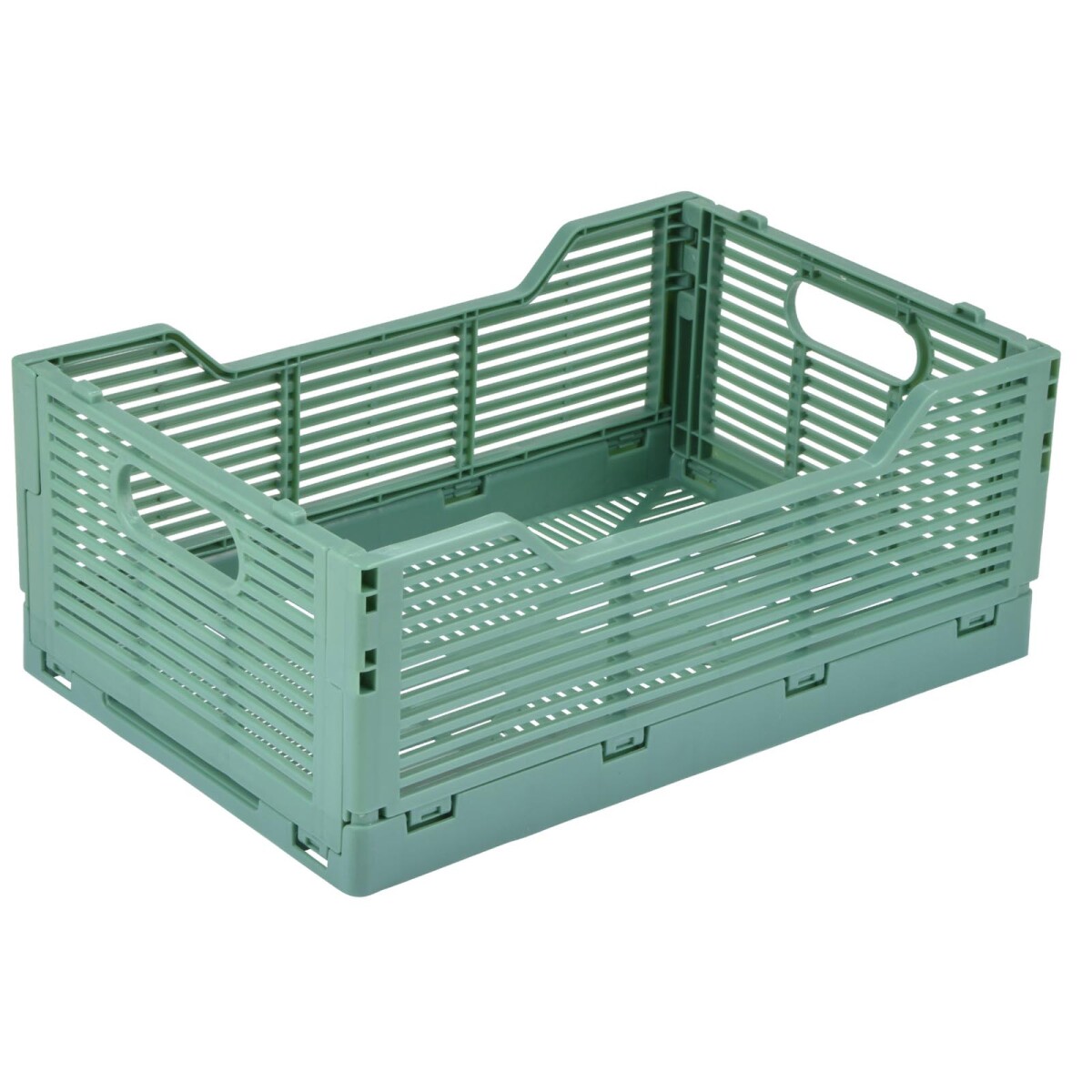 CESTO PLEGABLE KIDS - PLASTICO VERDE 