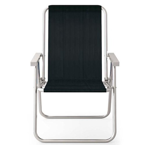 SILLA PLEGABLE DE ALUMINIO CONFORTO MOR 2159/60 NEGRO SILLA PLEGABLE DE ALUMINIO CONFORTO MOR 2159/60 NEGRO
