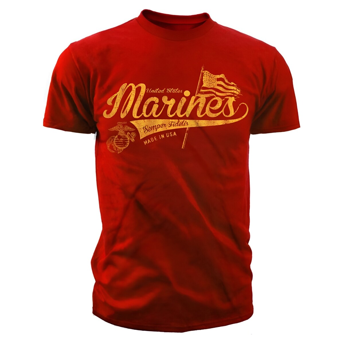 Remera con diseño militar - Black Ink - Semper fidelis - Marines 