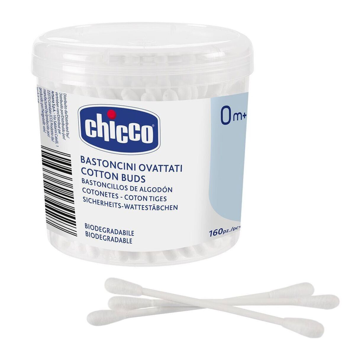 CHICCO COTONETES 10442-00 CJ X 160 UNID. 