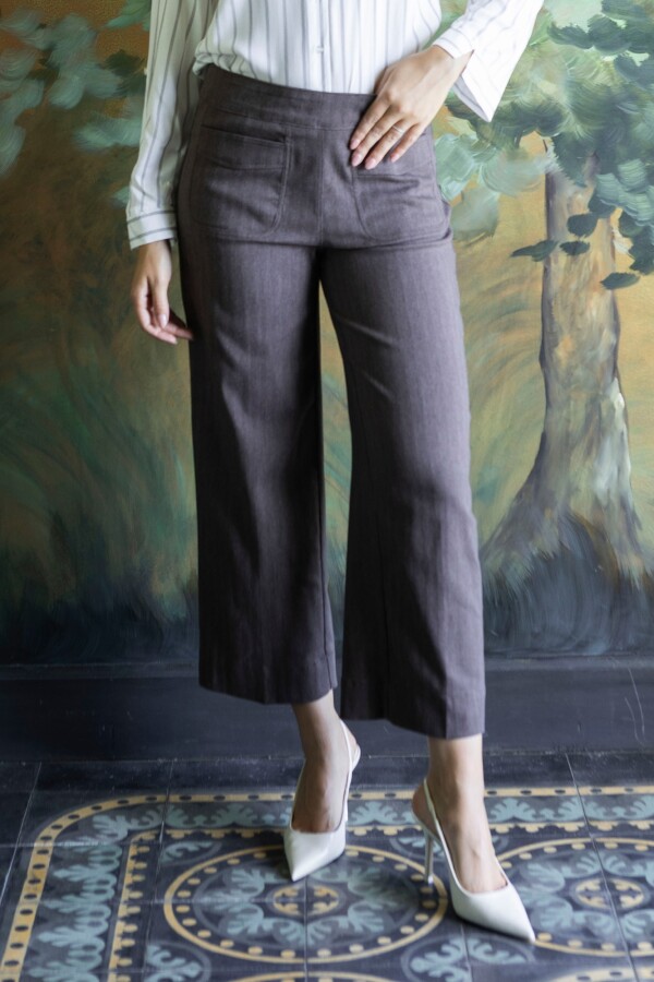 Pantalon Wide TOSTADO