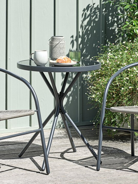 Mesa de balcón RADSTRUP Ø60 negra Mesa de balcón RADSTRUP Ø60 negra