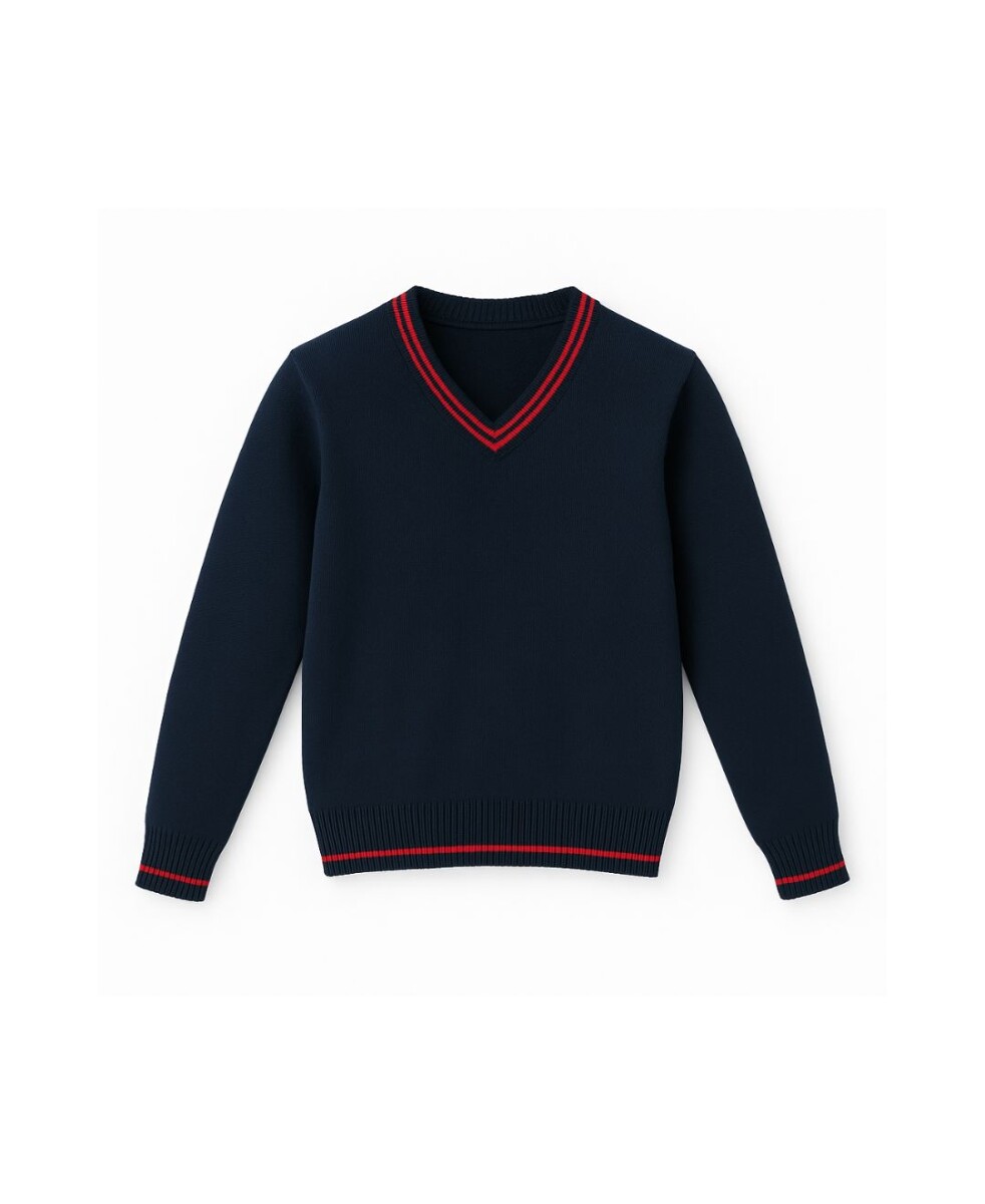 Sweater escote V Clifton College - Navy 
