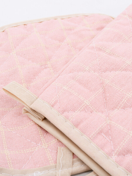 MANOPLA + AGARRADERA ROSADO