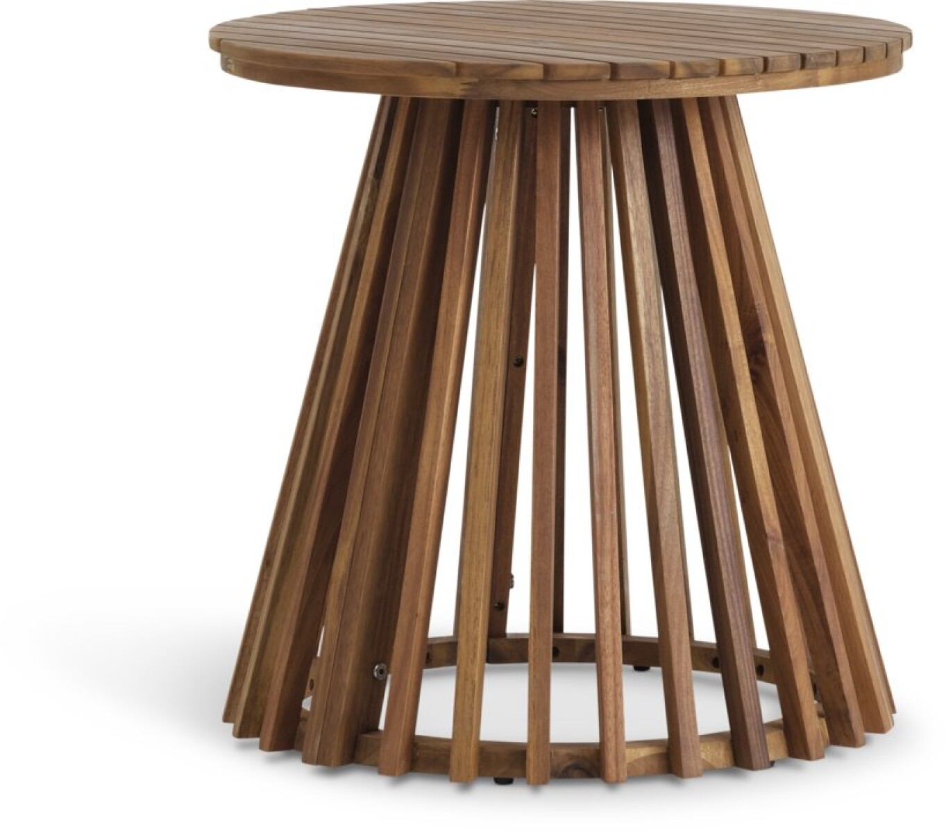 Mesa auxiliar KRAGEVIG Ø50x50 cm madera dura 