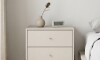 Mesa de Luz Jasper Off White Mate / Champagne