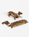 Accesorios Pelo Set Varios Set De Broche Y Peine Perro Salchicha - Marron Carey