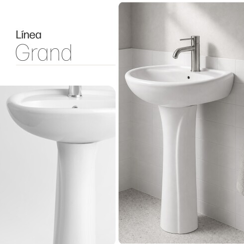 LOZA SANITARIA JUEGO DE LOZA GRAND BLANCO BACHA BLANCO